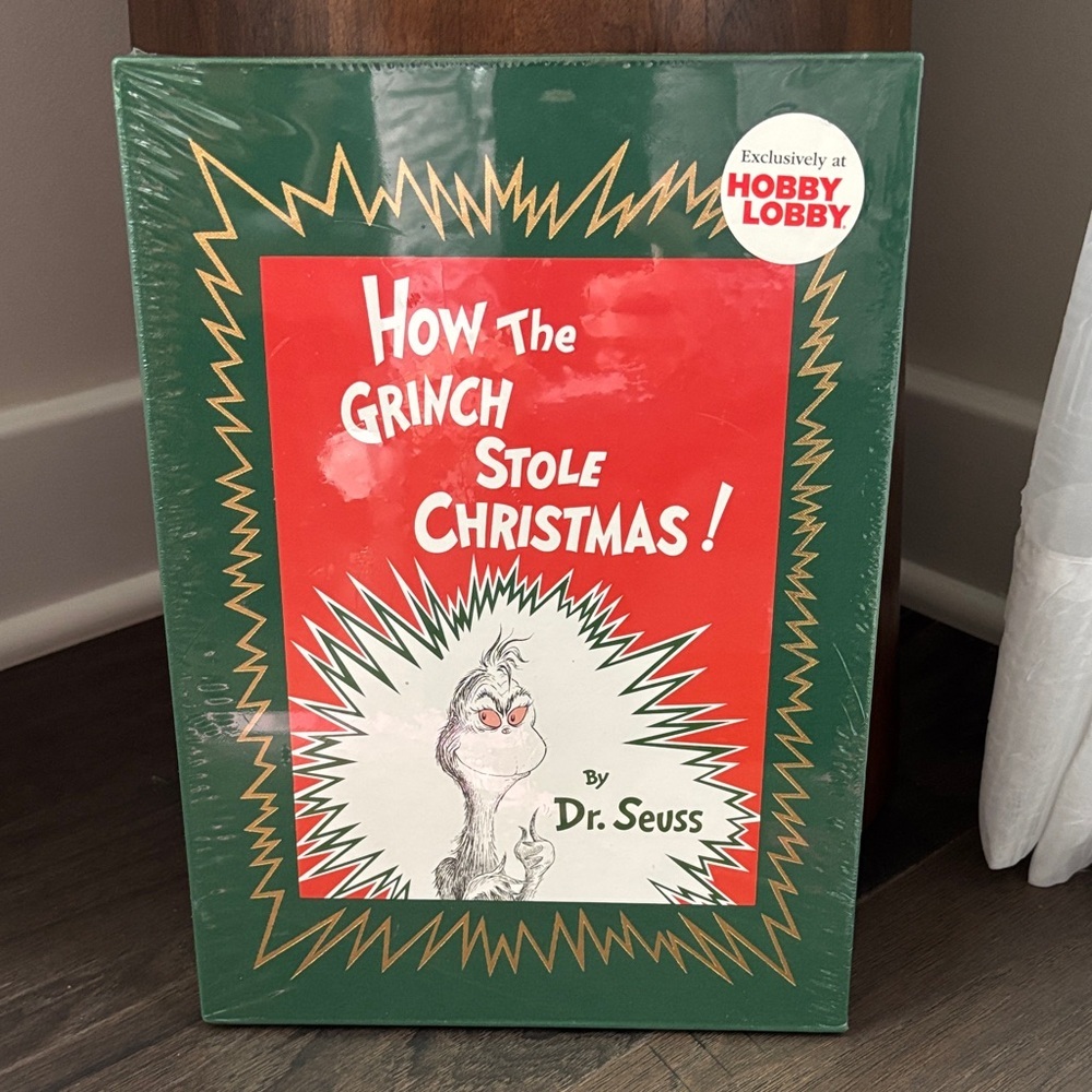 How The Grinch Stole Christmas by Dr. Seuss, 
Hardcover,exclusive at Hobby Lobby